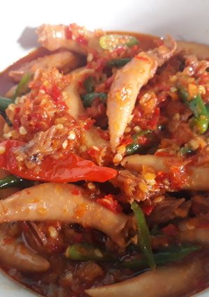 Foto resep Cumi Asin Asem Pedes
