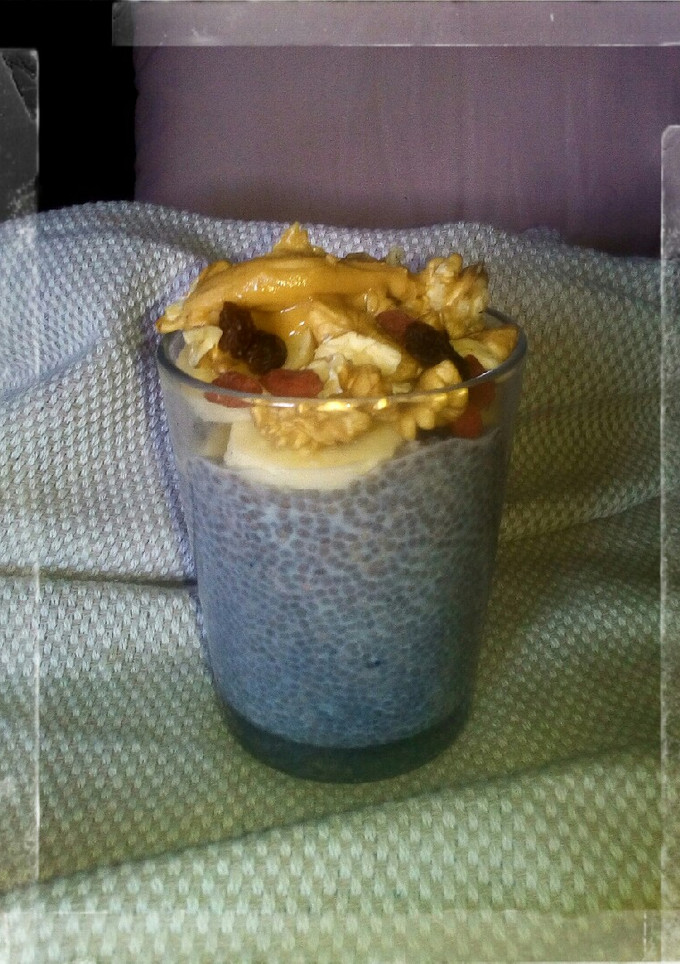 Una foto de Puding de Chía