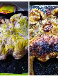 Una foto de Pollo al horno