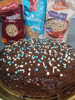 Una foto de Brownie de Garbanzos!!! (SIN HARINA)