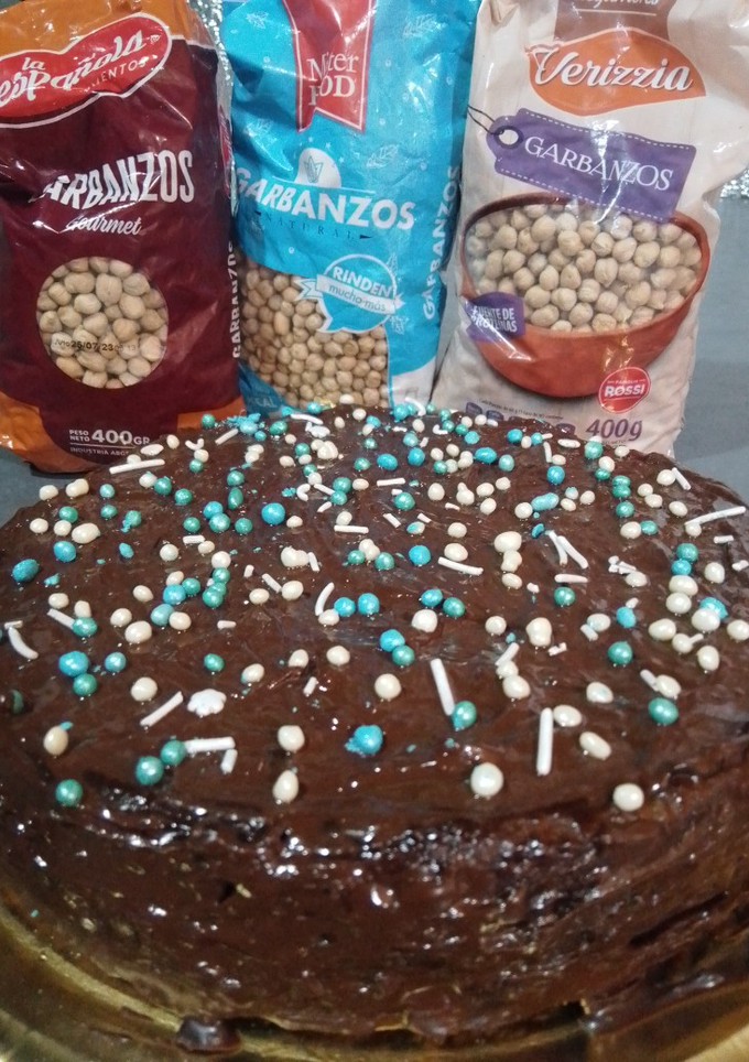 Una foto de Brownie de Garbanzos!!! (SIN HARINA)