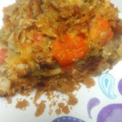 A picture of Aubergine Casserole.