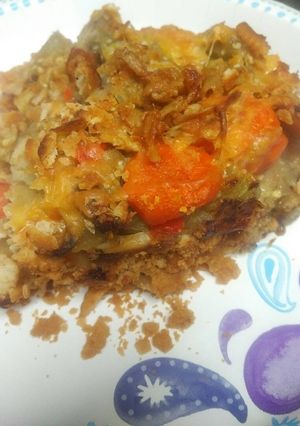 A picture of Aubergine Casserole.