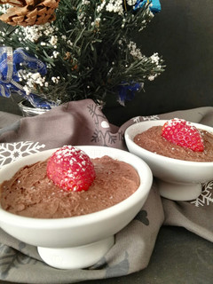 Una foto de Puding vegano de chocolate