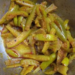 A picture of Ivy gourd sabji.