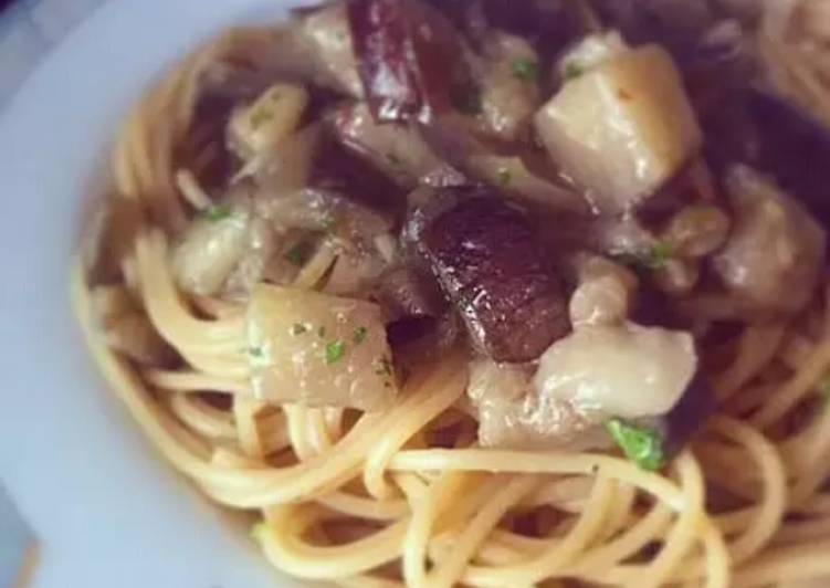 Spaghetti Integrali con Melanzane 🍆🍆🍆