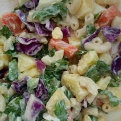 A picture of Macaroni salad.