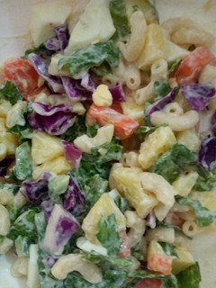 A picture of Macaroni salad.