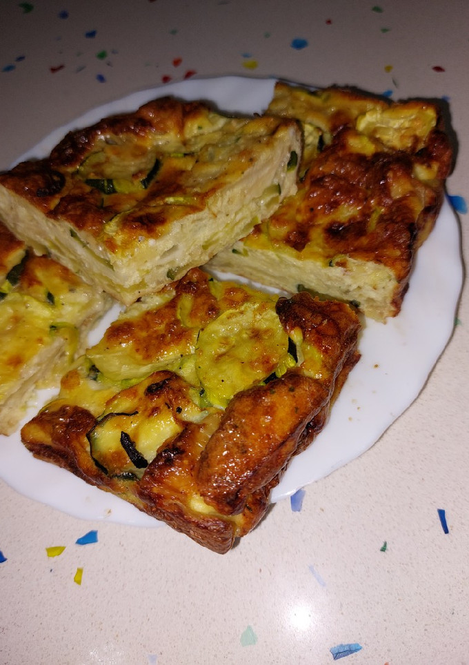 Una foto de Pastel de calabacín fit