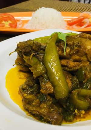 A picture of 3 Pepper Chicken.
