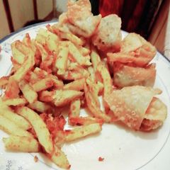 A picture of Masala French fries.