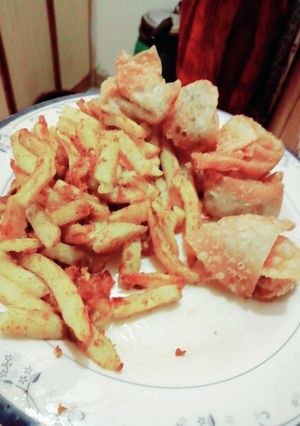 A picture of Masala French fries.