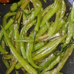 A picture of Fried Green Chillies.