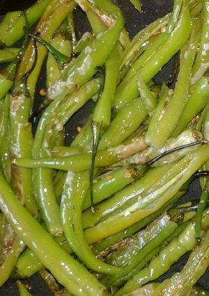 A picture of Fried Green Chillies.
