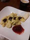Oeufs brouillés à la banane