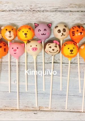 Hình của món Cake pop cho bé iu.