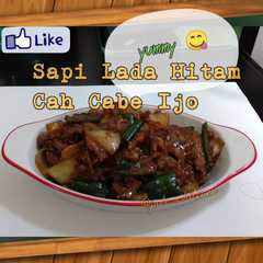 รูปของ Sapi Lada Hitam Cah Cabe Ijo