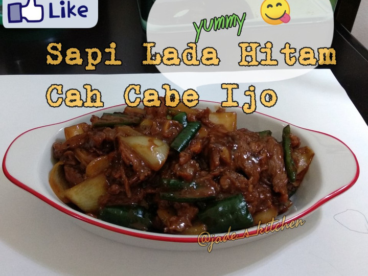 Resep Sapi Lada Hitam Cah Cabe Ijo Anti Gagal