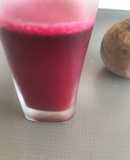 Jugo de remolacha en extractor