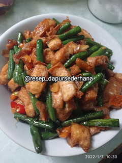 Foto resep Tumis Kacang Panjang Tahu