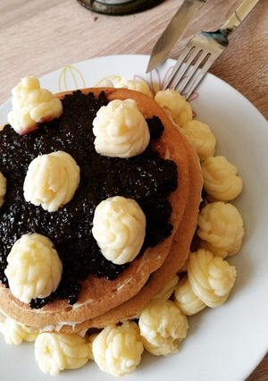 Φωτογραφία της συνταγής Cheesecake pancakes