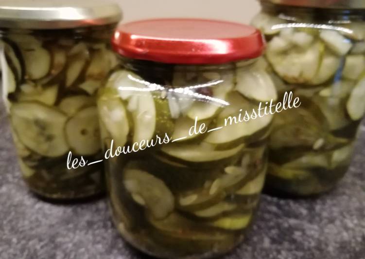 Comment à Préparer Fait maison Conserve de concombre 🥒