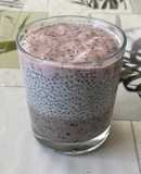 Áfonyás-málnás chia puding