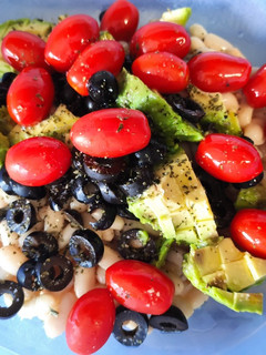 Una foto de Ensalada de alubias