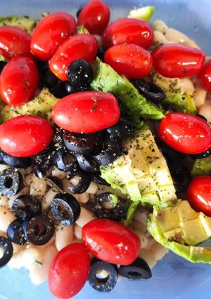Una foto de Ensalada de alubias