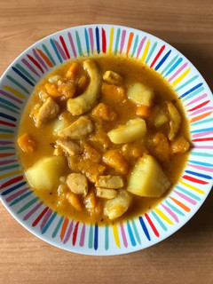 Una foto de Patatas con Potón y Calabaza