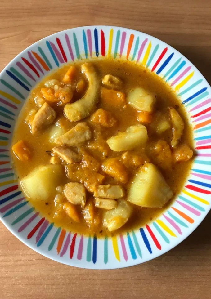 Una foto de Patatas con Potón y Calabaza