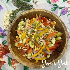 Pearl Couscous Salad A picture of Pearl Couscous Salad.