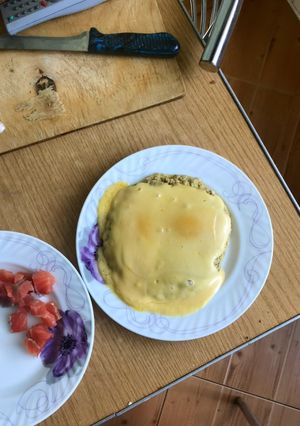 A picture of Oat pancake.