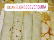 Una foto de canelones de carne y foie