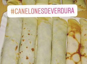 Una foto de Canelones de verdura