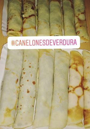Una foto de Canelones de verdura