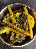 লাউ শাক চচ্চড়ি (lau shak chorchori recipe in bengali)