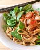 Mì Udon Khô Trộn Cồi Sò Điệp & Rau Diếp Cừu