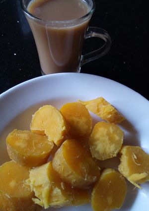 A picture of Boiled Sweet Potato#localfoodcontest_Kisumu.