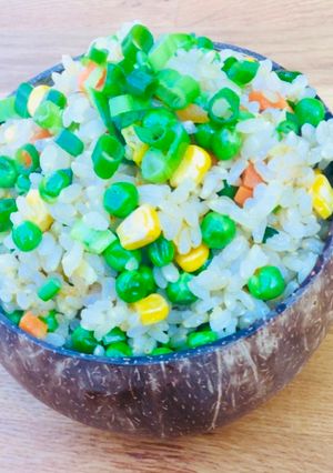 A picture of Vegetable Fried Rice.