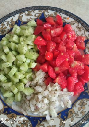 عکسی از دستور سالاد