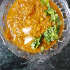 A picture of Pav bhaji (cabbage).