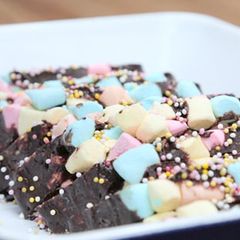 A picture of Marshmallow lazy cake Recipe.