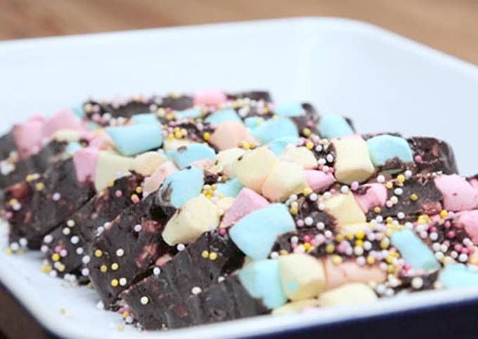 Steps to Make Award-winning Marshmallow lazy cake Recipe