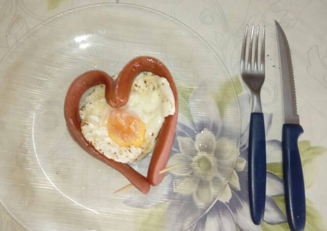 Huevo frito para enamorados