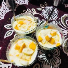 Mango custard A picture of Mango custard.