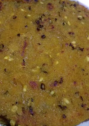 A picture of Suji/semolina Moong pancake.