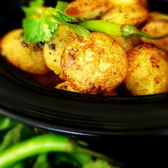 Veggie semolina appe A picture of Veggie semolina appe.