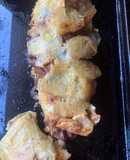 Rollito de papas y carne