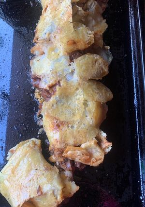 Una foto de Rollito de papas y carne